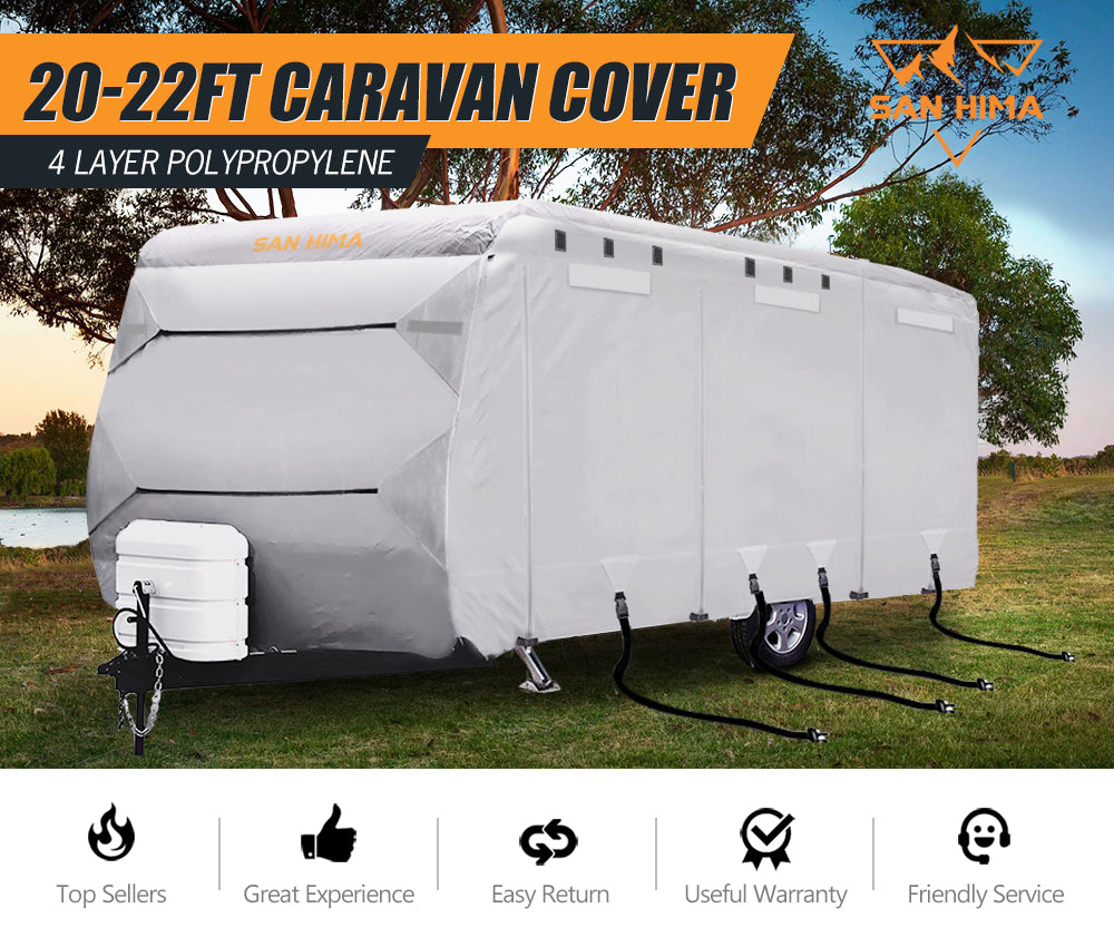 SAN HIMA 20-22ft Caravan Cover 4 Layers