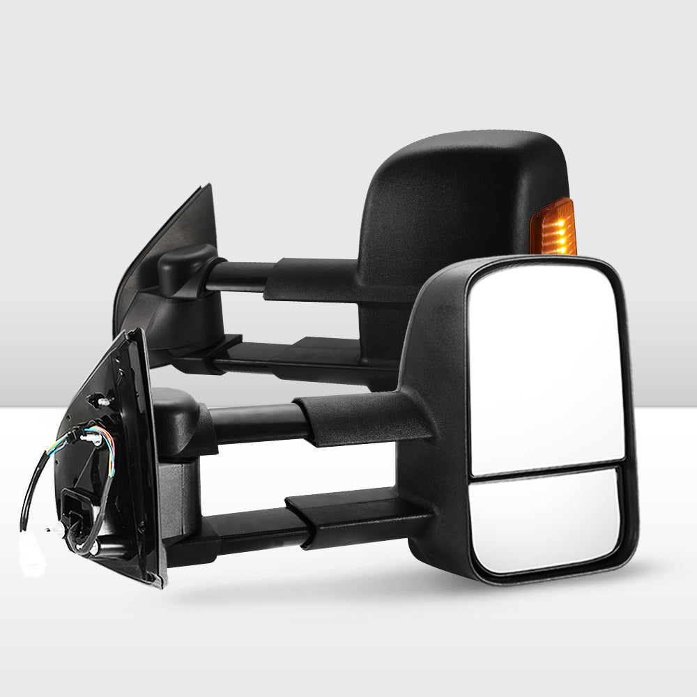 Pair Extendable Towing Mirrors Gen1 for Isuzu MU-X MY2013-MY2019 Pair