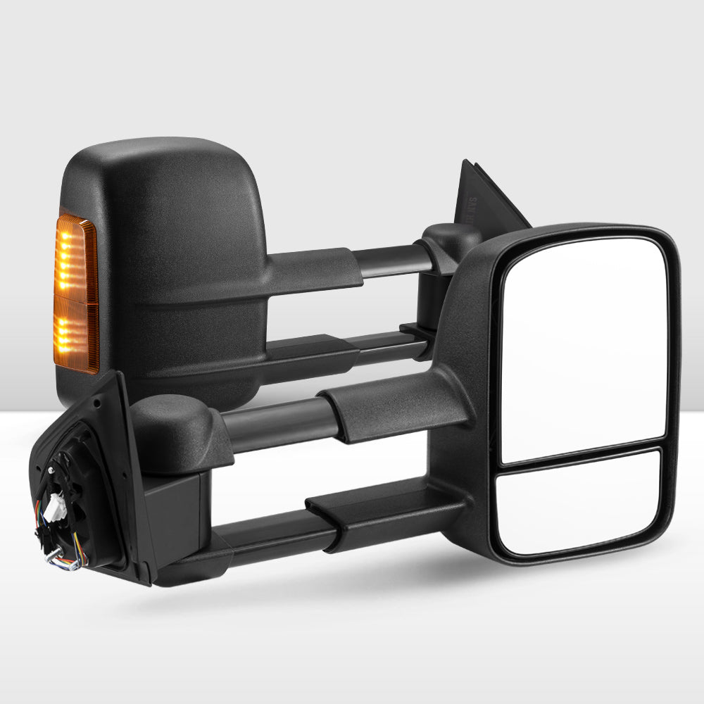 San Hima Extendable Towing Mirrors Gen1 For Isuzu DMAX D-MAX 2020/08-ON